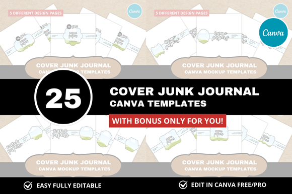 25 Cover Journal Template Bundle Bonus: Unlocking Creative Efficiency for Etsy Digital Shops