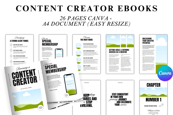 26 Editable Ebook Template: A Must-Have for Digital Creators and Entrepreneurs