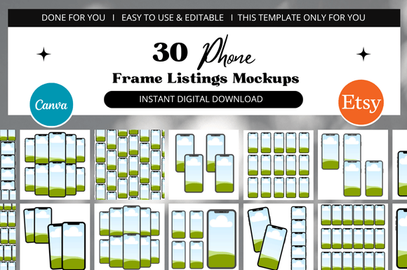 30 Etsy Frame Mockup Canva: A Game-Changer for Digital Product Creators