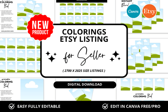 Colorings Etsy Listings Mockup: A Strategic Tool for Digital Product Success