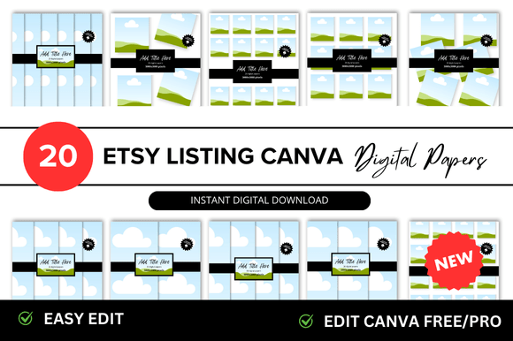 Digital Paper Etsy Listings Mockup: A Time-Saving Solution for Digital Product Sellers