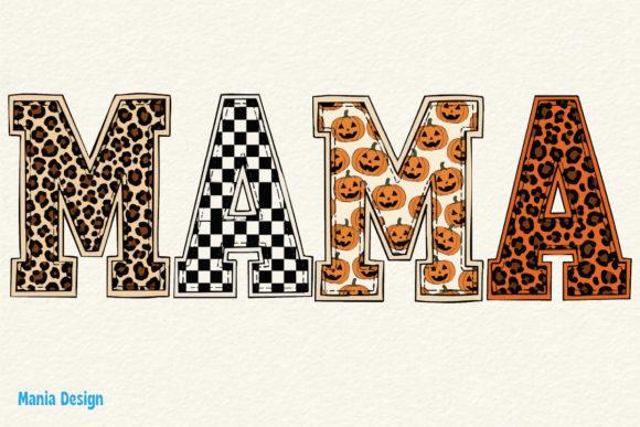 Halloween Mama Leopard Pumpkin PNG: A Creative Halloween Design for All Your Projects
