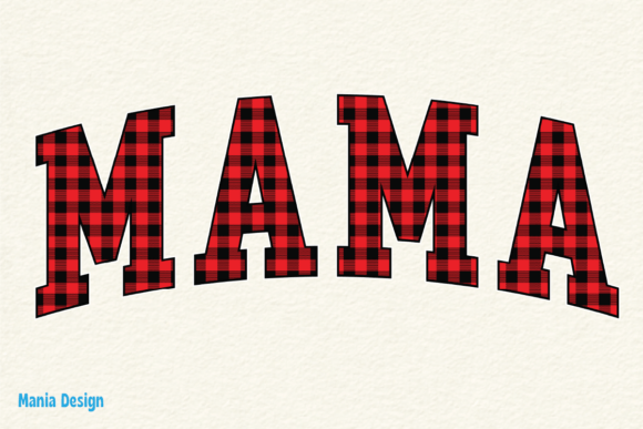 Mama Buffalo Plaid PNG: A Versatile Design for Creative Projects