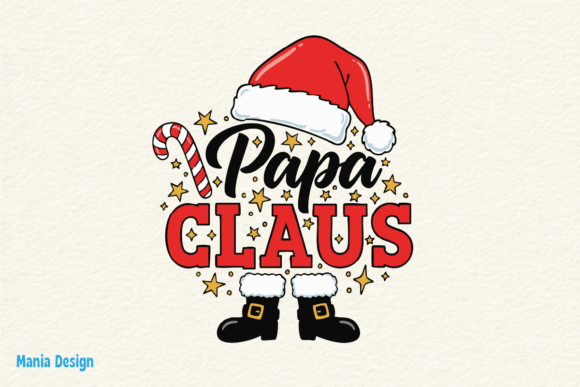 Papa Claus Christmas Holiday PNG: A Versatile Festive Design for Holiday Projects
