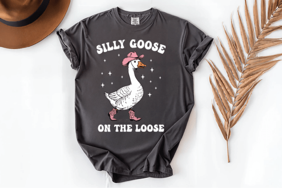 Silly Goose on the Loose PNG Design: A Fun and Versatile Digital Asset